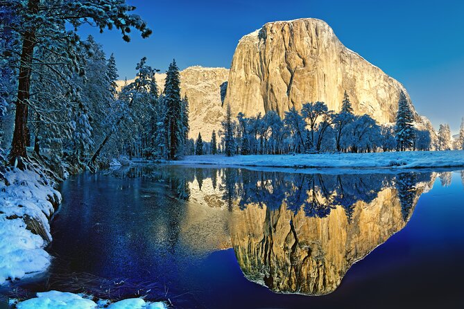 Yosemite National Park Self Guided Driving Audio Tour Guide - Three Brothers and Sentinel Rock