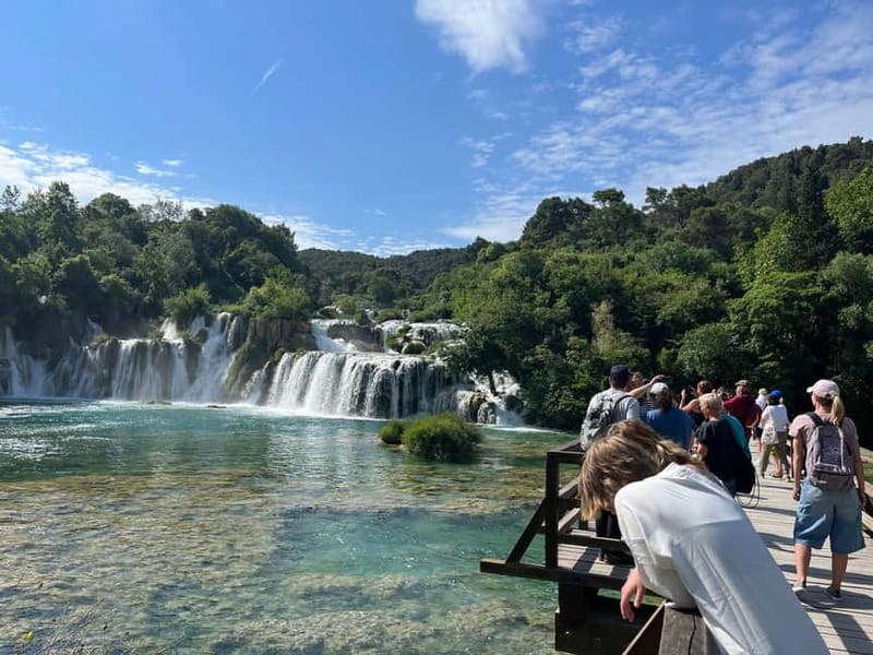 Zadar: Krka Waterfalls Tour, Boat Cruise & Swimming - The 20 to 25 minute boat ride to Krka